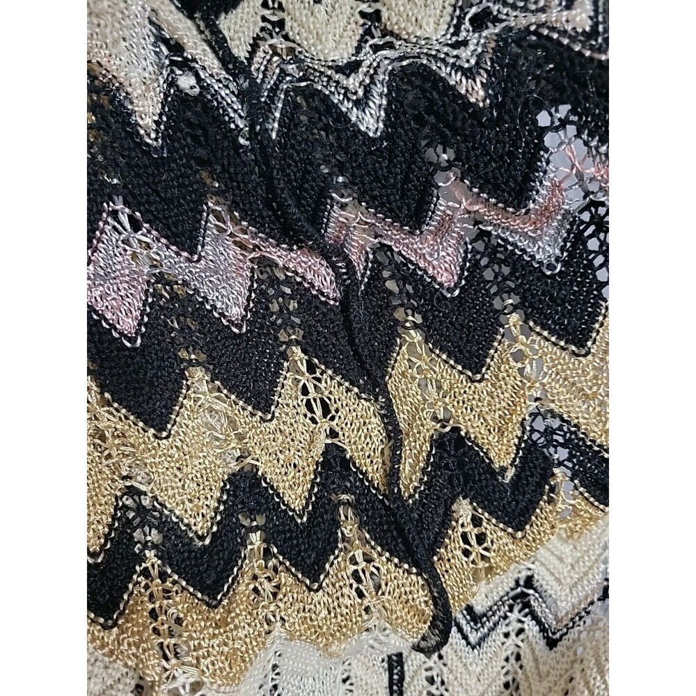 Missoni Black and Beige Zigzag Cardigan - Picture 11 of 14